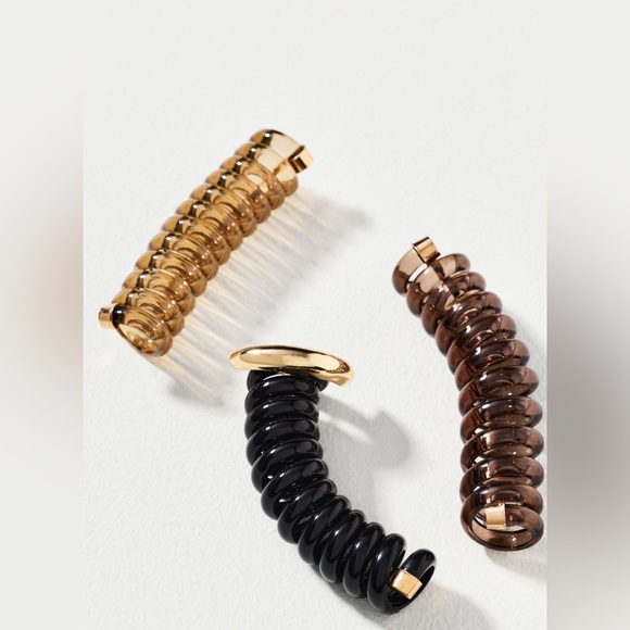 Coil Hair Ties, Set of 3 - Picture 4 of 4